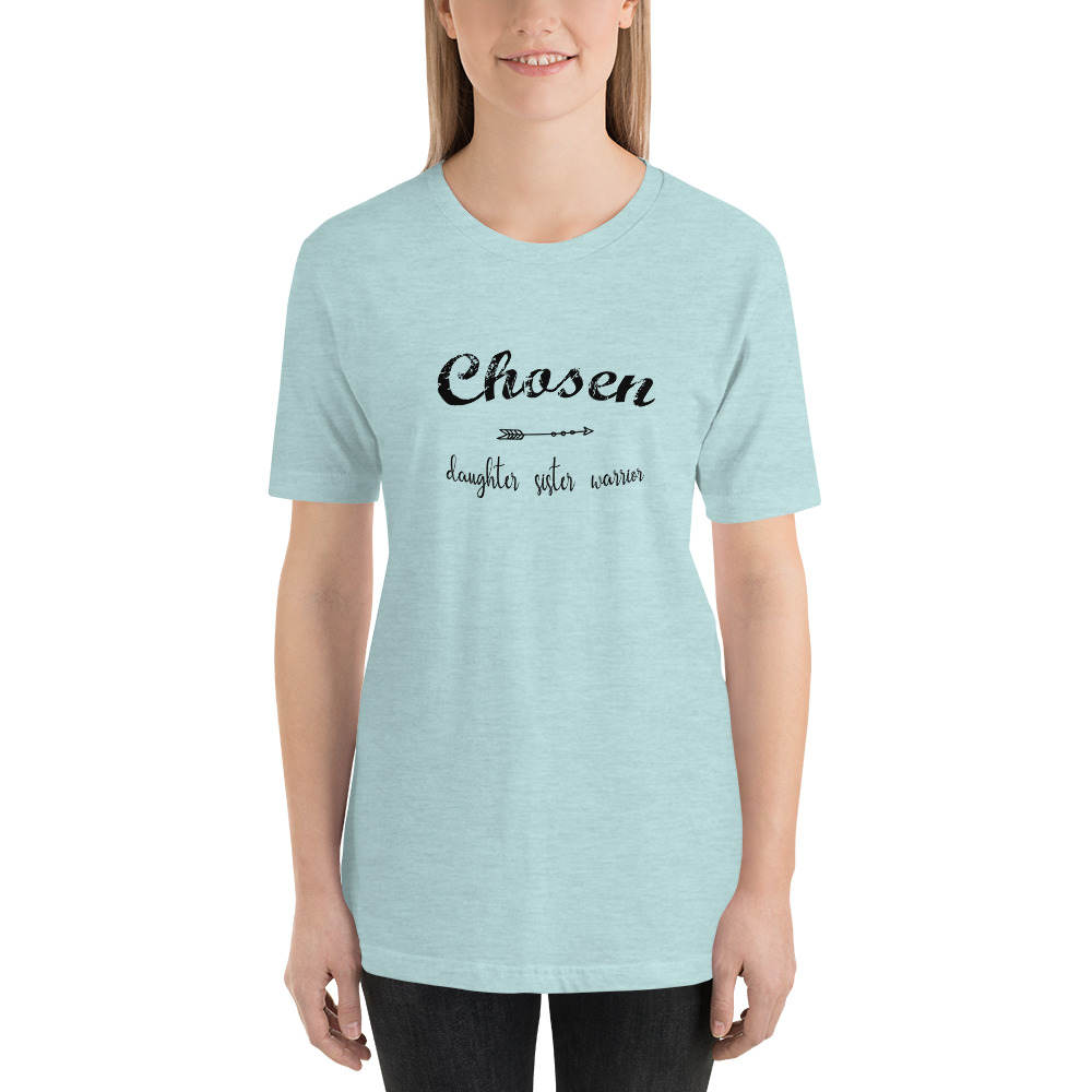 Chosen T-shirt, Black Text
